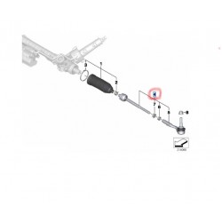 32106784719 BMW F01 F02 F06 F07 F10 F11 F12 F13 Yan Rot (Rot Kolu) Sağ TEKNOROT B-901903