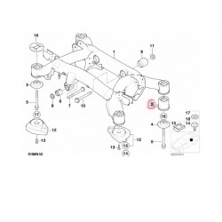 33311091422 BMW E39 Travers Arka Takozu LEMFÖRDER 1383201