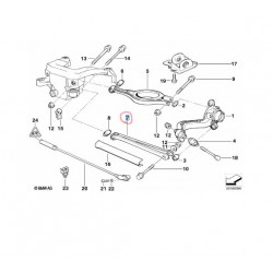 33326770813 BMW E36 E46 Arka Alt Salıncak (Maşa Kolu) TEKNOROT B-844