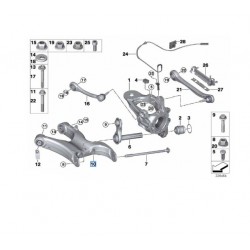 33326770952 BMW E70 E71 F15 F16 Arka Salıncak Ön Burcu LEMFÖRDER 3473501