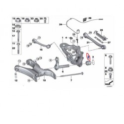 33326770985 BMW E70 E71 F15 F16 Arka Oynak (Yağlı) Burç LEMFÖRDER 3117301