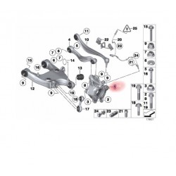 33326793770 Sağ Arka Taşıyıcı BMW 5 SERİSİ F10 ORJINAL 6793770