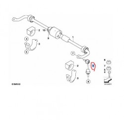33506781537 BMW E60 E61 E63 E64 Arka Viraj Askı Z Rotu ORJIN 02664
