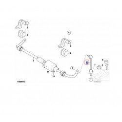 33506781539 BMW E65 E66 Viraj Rotu Arka Sol-Sağ ORJIN 01859