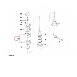 33521091710 BMW E39 Arka Amortisör Takozu LEMFÖRDER 2102601