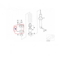 33526779611 BMW E60 E63 E65 E66 Arka Amortisör Takozu LEMFÖRDER 3434301