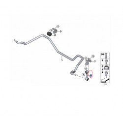 33551094619 BMW E46 Arka Viraj Askı Rotu TEKNOROT B-605
