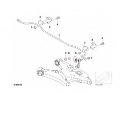 33551095532 BMW E39 Arka Viraj Askı Rotu TEKNOROT B-412