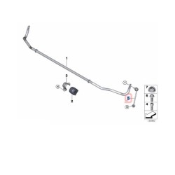 33556764428 BMW E81 E82 E87 E88 E90 E91 E92 E93 Arka Viraj Askı Rotu LEMFÖRDER 2993401