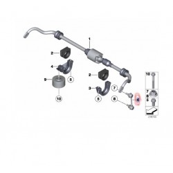 33556786429 BMW F07 F11 Viraj Askı Rotu Arka TEKNOROT B-686