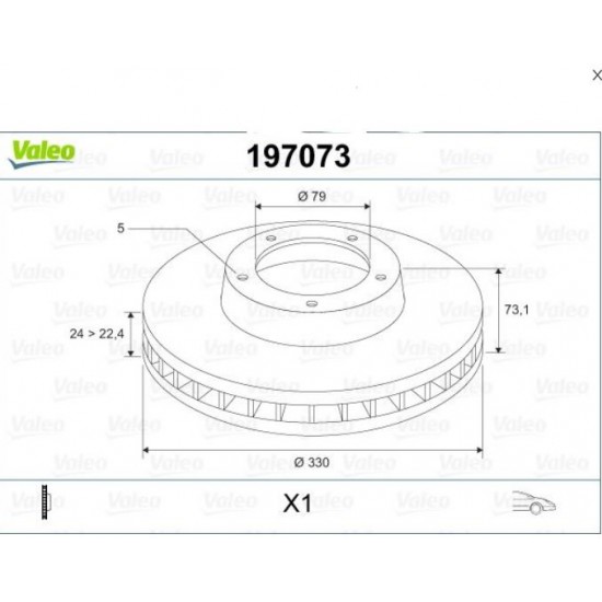 34116854999 BMW E81 E82 E84 E87 E88 E90 E91 E92 E93 F20 F21 F22 F23 F30 F31 F32 F33 F34 F36 Ön Fren Diski Takım VALEO 197073