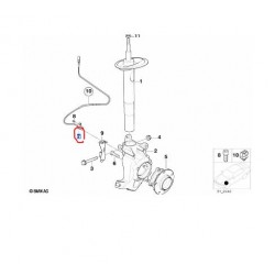 34521182159 BMW E39 Ön ABS Sensörü HELLUX HLS6305