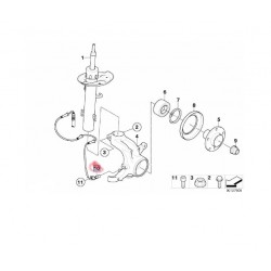 34523420330 BMW X3 E83 ABS Sensörü Ön BREMI 50343