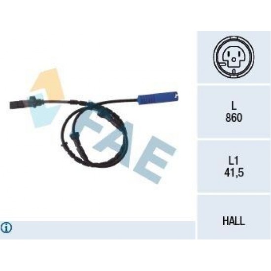34526752683 BMW E46 Arka ABS Sensörü FAE 78039
