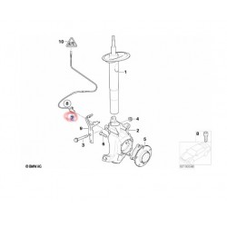 34526771702 BMW E60 E61 E63 E64 Ön ABS Sensörü BREMI 50350