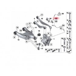34526784901 Arka Abs Sensörü BMW F10 F18 F06 F12 F13 BREMI 51513