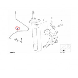 34526792896 BMW E46 Ön ABS Sensörü Sağ 4U 20313BW