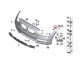 51117245764 Ön Tampon Braketi Sağ BMW F20 F21 F22 F23 ORJINAL 7245764