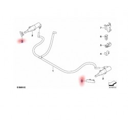 61677892647 BMW E90 M Tampon Far Fiskiye Kapağı Sol 7892647