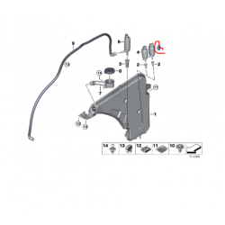 BMW Su Fıskiye Motoru 67127302589 VDO A2C53240479Z