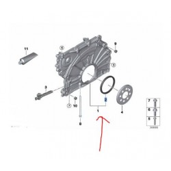 BMW MINI B36 B38 B42 B46 B48 Arka Krank Keçesi ELRING 586.550 / 11148664904