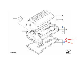 BMW N40 N45 N45N Üst Külbütör (Subap) Kapak Contası BGA RK3363 / 11120031987
