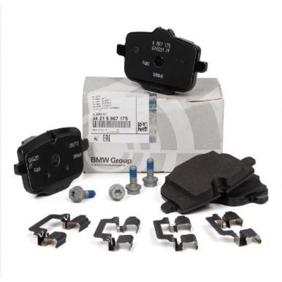 BMW F06 F10 F11 F12 F13 G01 G02 G05 G06 G07 G11 G12 G30 G31 G32 Arka Fren Balatası Orjinal 34216867175 