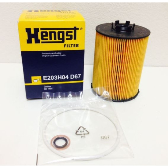 BMW E60 E61 E63 E64 E65 E66 E70 Yağ Filtresi Hengst E203H04D67