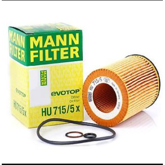BMW E60 E61 E65 E66 E53 E63 E64 YAĞ FİLTRESİ MANN HU 715/5X