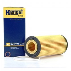 BMW E90 E91 E92 E93 E60 E61 E65 E66 E83 E53 E70 E71 E46 E63 E64  YAĞ FİLTRESİ HENGST MARKA E28H01D26