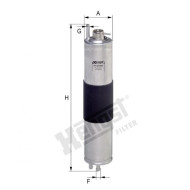 BMW M54 N40 N42 N45 N46 Benzin Filtresi Hengst H157WK / 13327512019
