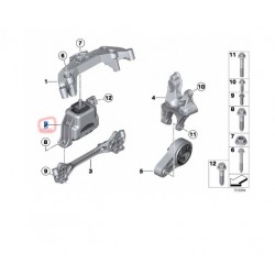 22116778645 Mini Cooper R56 R55 R57 R58 R59 R60 R61 Motor Kulağı LEMFÖRDER 3381701